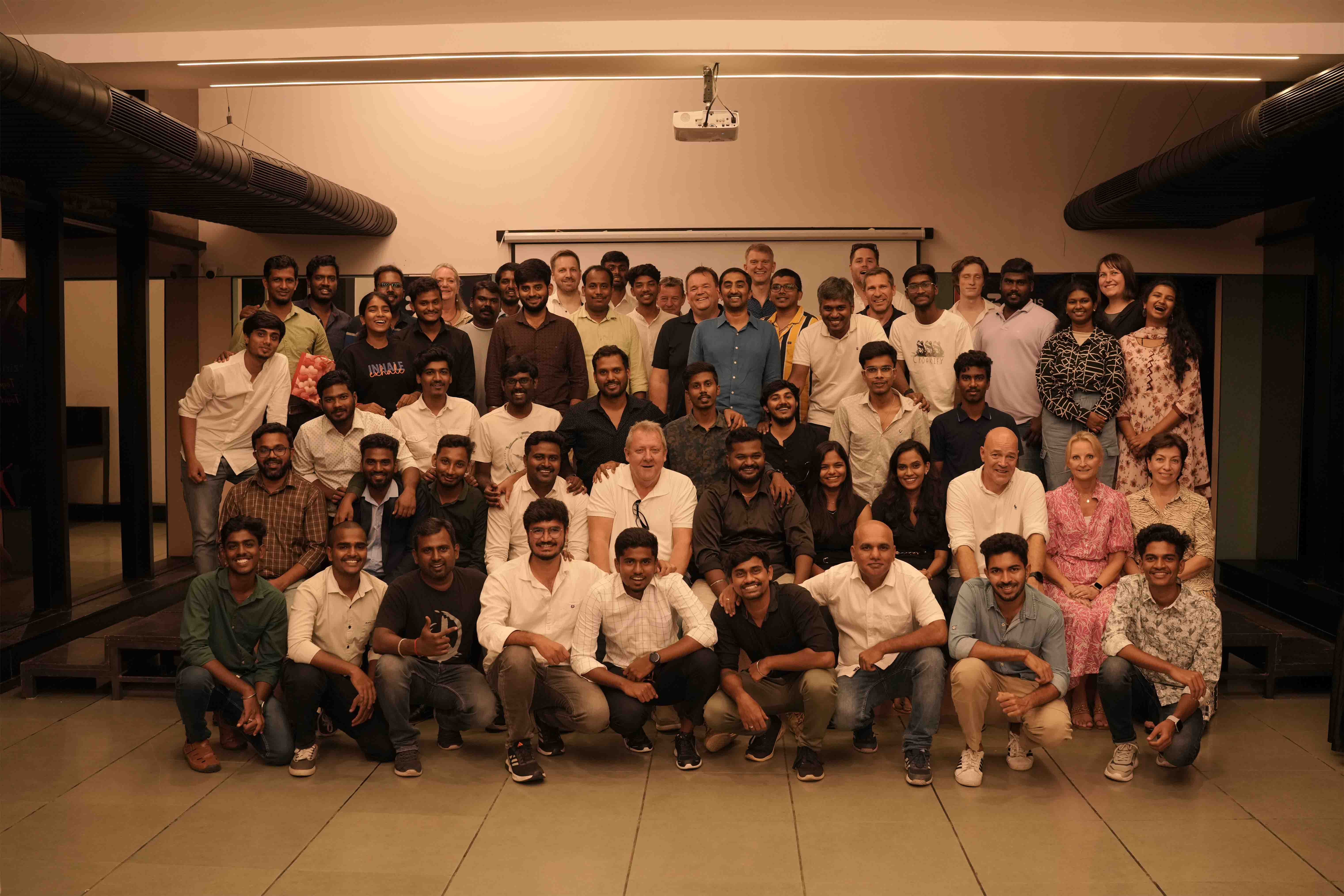Zerp Labs and Zirius colleagues at a team event