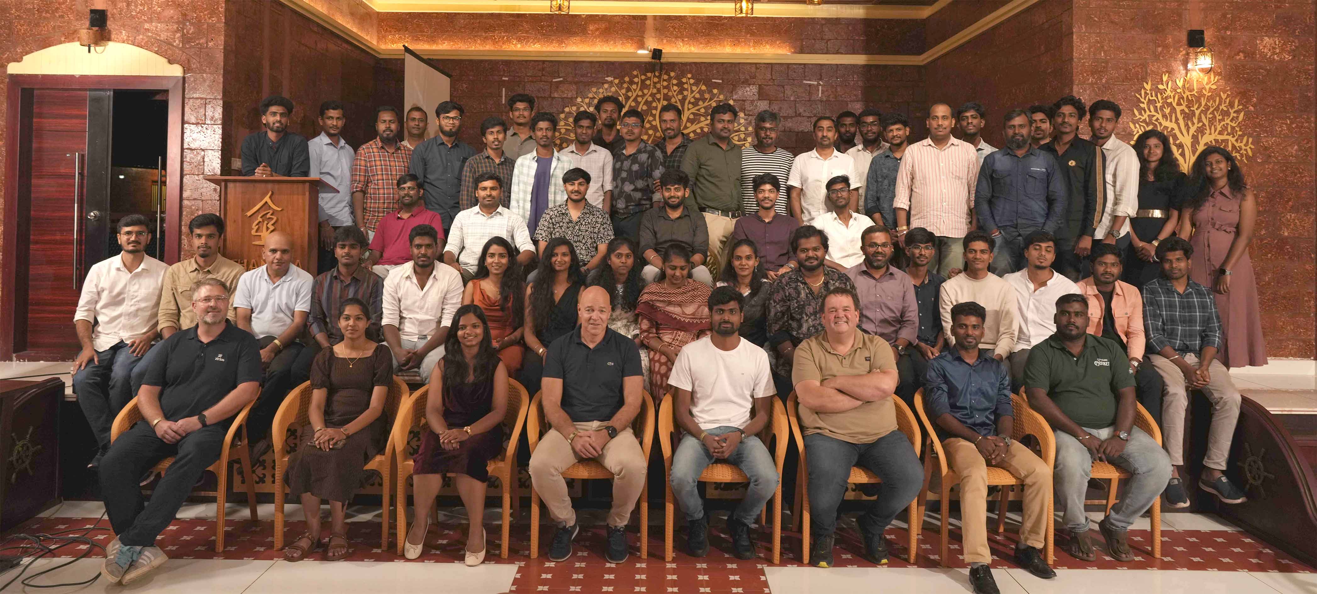 Zerp Labs team together during a company gathering